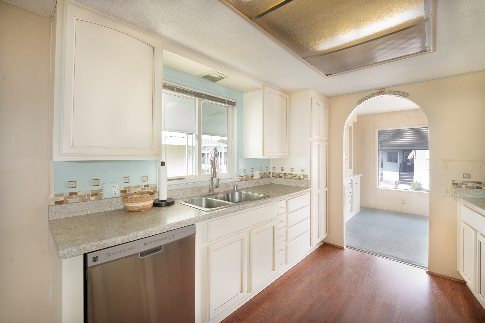 Clean, bright kitchen interior